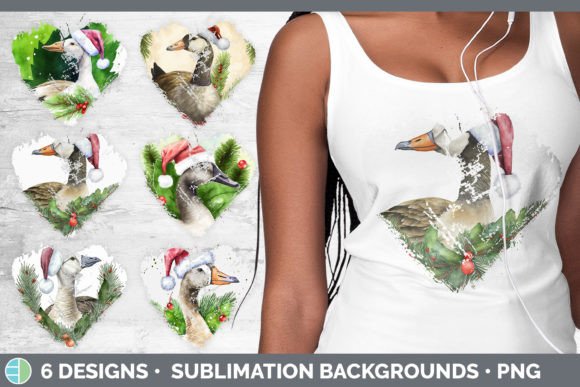 Christmas Barn Goose Heart: Festive Illustrations