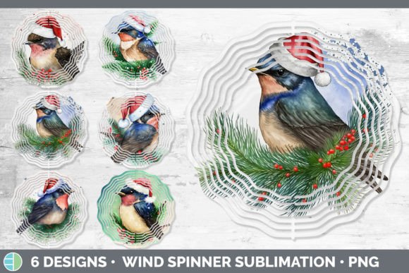 Christmas Barn Swallow Wind Spinner Su: Illustrations Review