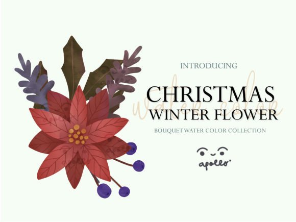 Christmas Flower Winter Watercolor 05: A Crafter's Review