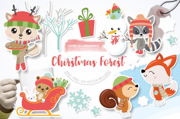 Christmas Forest Illustrations: A Designer's Review