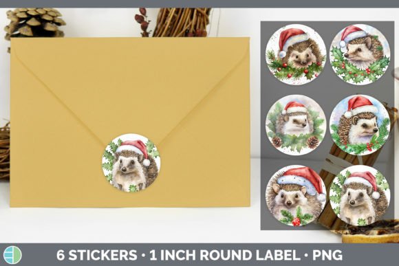 Hedgehog Christmas Stickers Sticker 1i: A Designer's Review