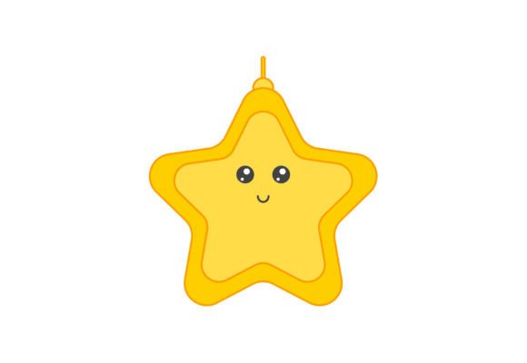 Kawaii Star Christmas Artwork: Festive Illustrations