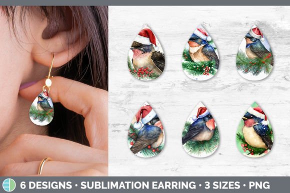 Review: Christmas Barn Swallow Teardrop Earring Illustrations