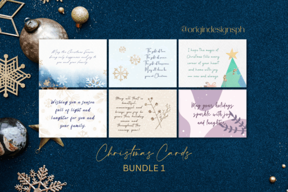 Review: Christmas Cards-Printable 1 Illustrations