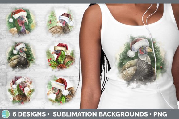 Review: Christmas Turkey Background Grunge Sub for Illustrations