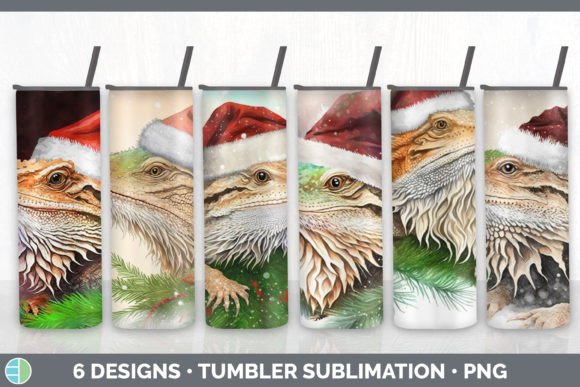 Santa Bearded Dragon: A Festive Embroidery Review