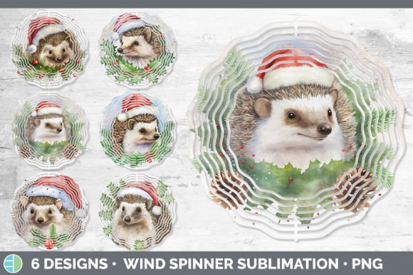 Santa Hedgehog Christmas Wind Spinner: A Designer's Review