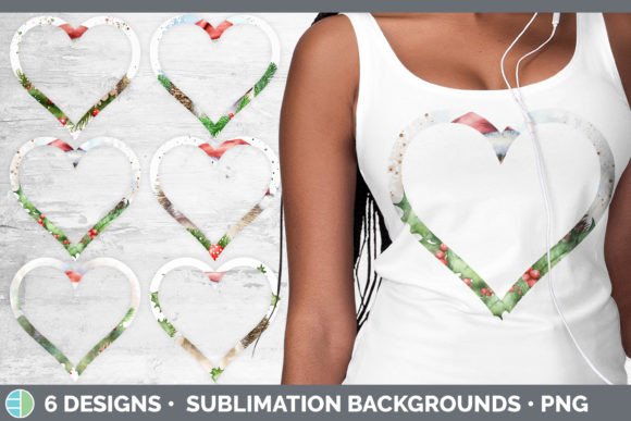 Santa Hedgehog Heart Frame: Festive Illustrations